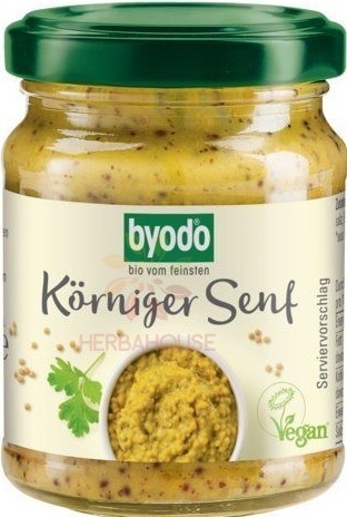 BIO hořčice zrníčková 125 ml Byodo 